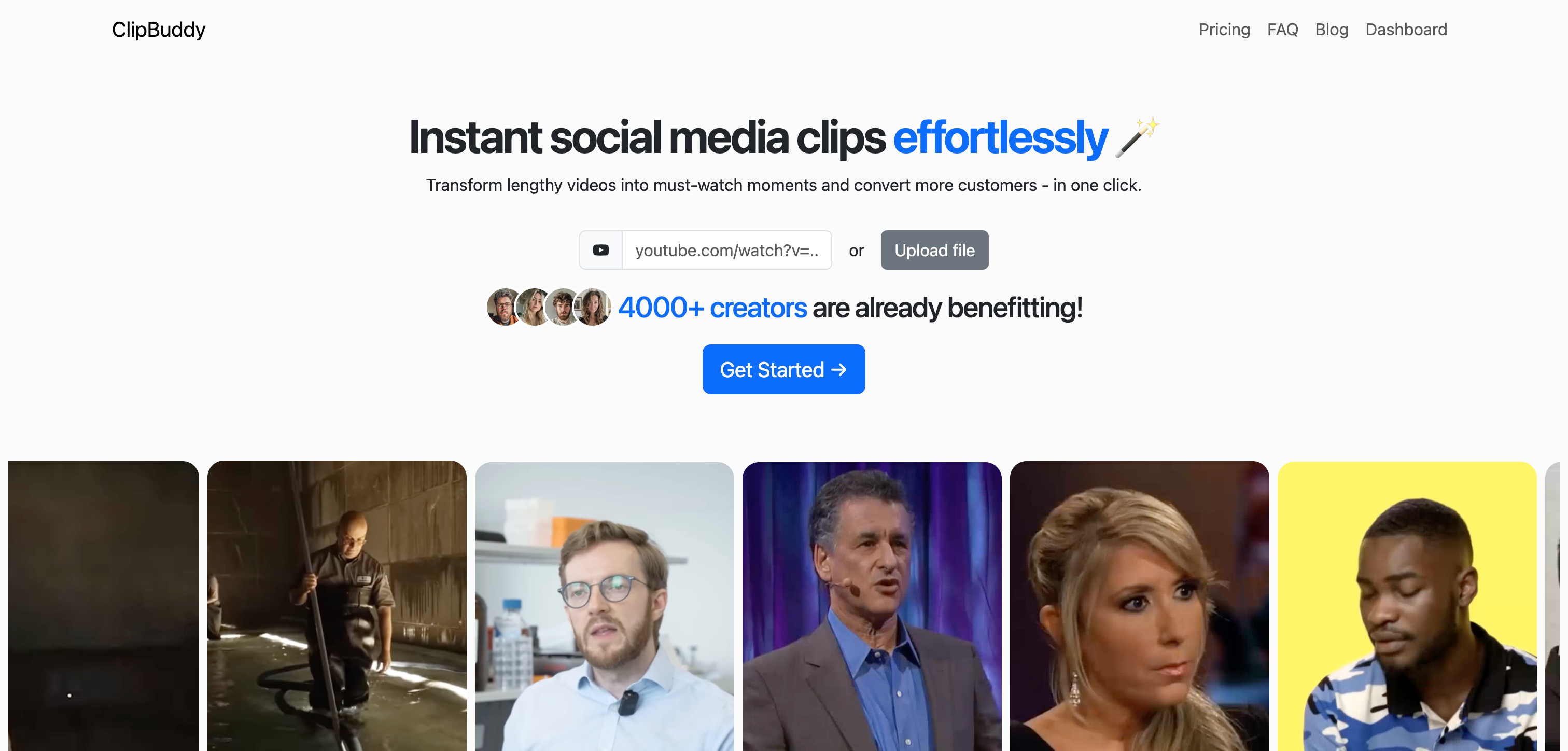 ClipBuddy Interface screenshot
