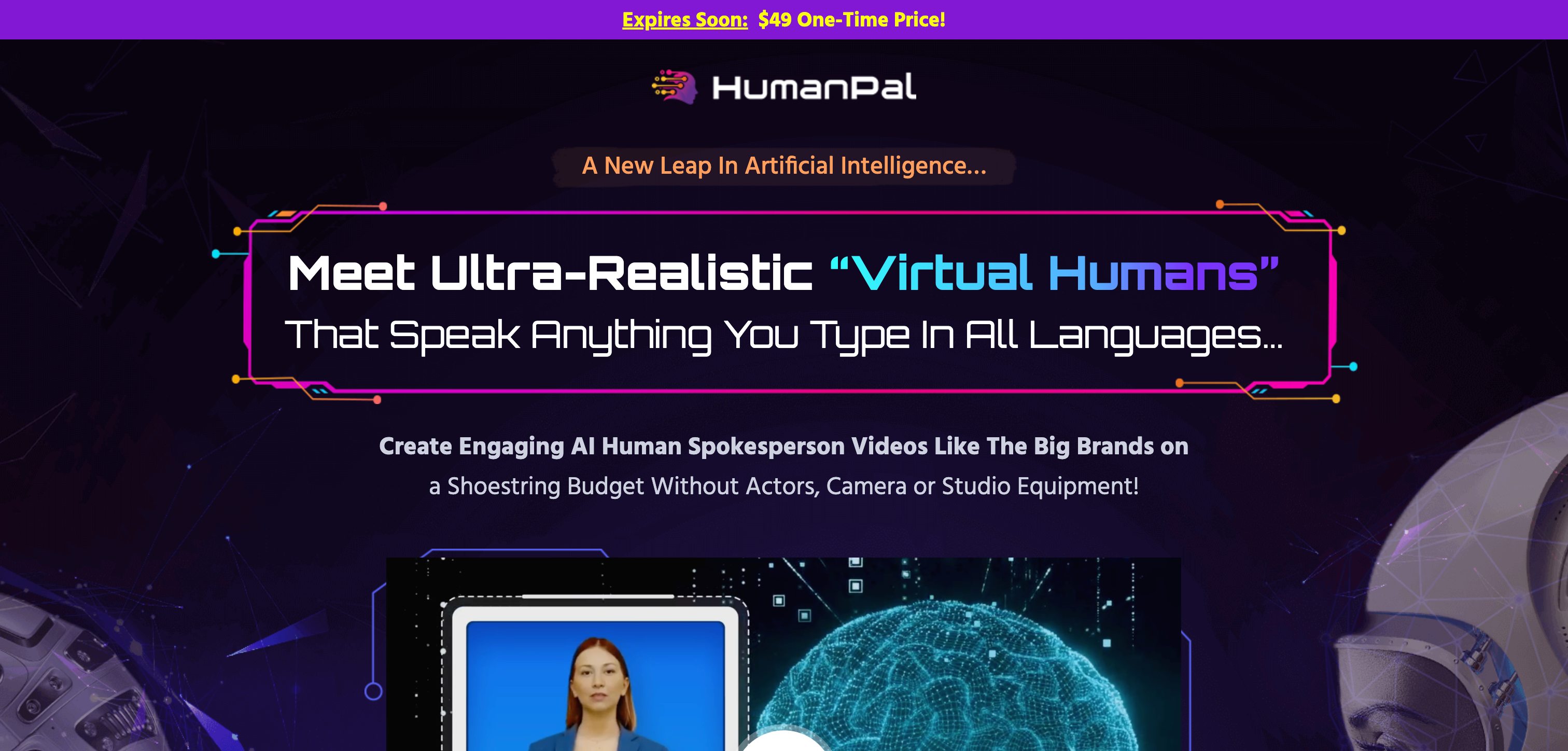 HumanPal Interface screenshot