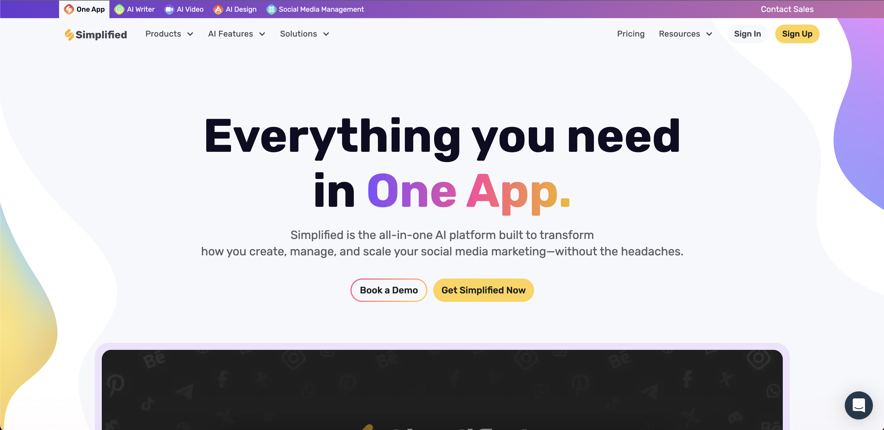 Simplified Interface screenshot