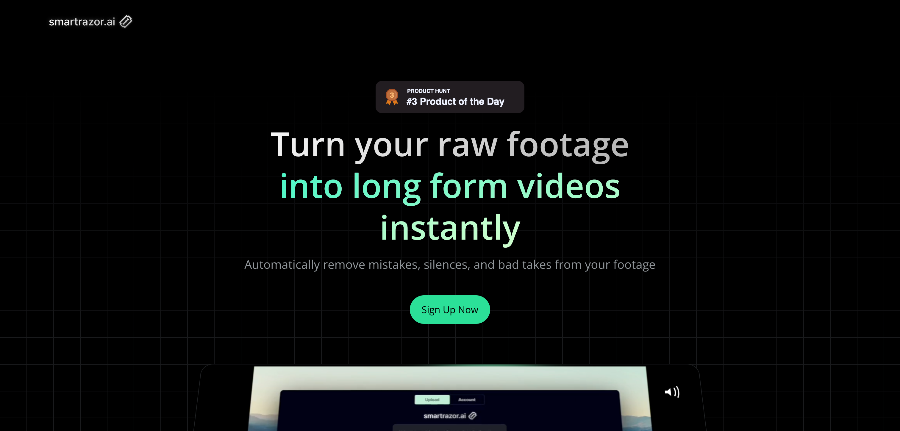 Smartrazor Interface screenshot